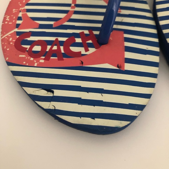 Coach Nautical Flip Flops - Picture 5 of 8